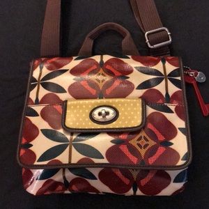Fossil Key-Per Flap Crossbody